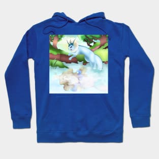 Mermaid with water fox Hoodie